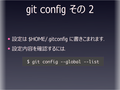 git config  2